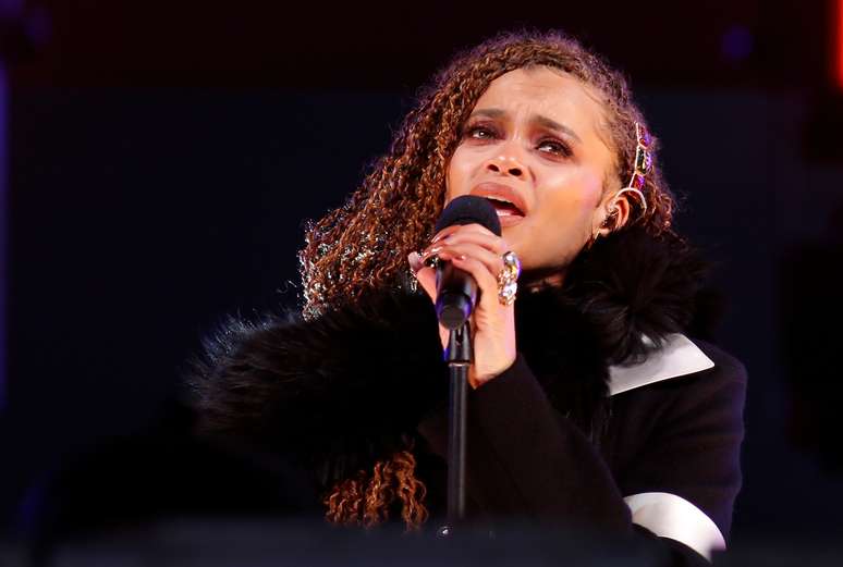 Andra Day se apresenta na Times Square em Nova York
31/12/2020
Gary Hershorn/Pool v&iacute;a REUTERS/