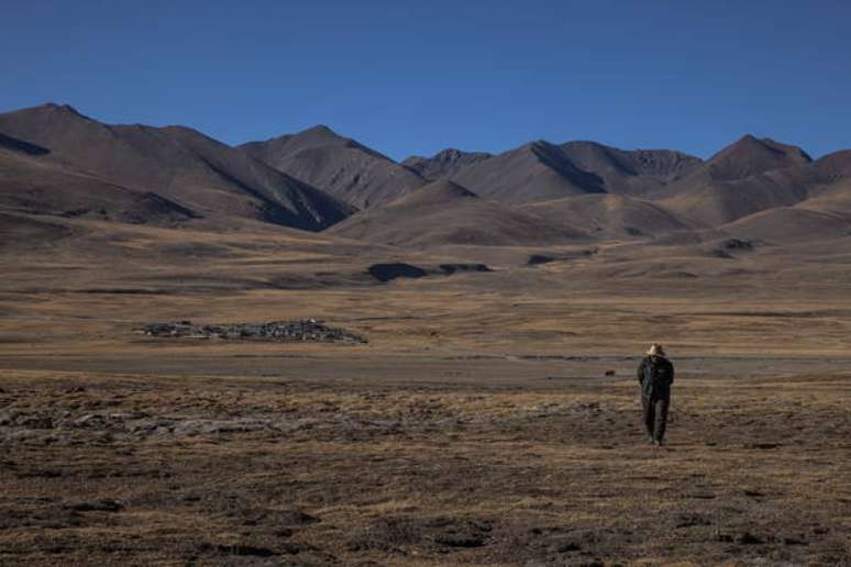 Pastor na região autônoma do Tibete, uma das mais pobres da China