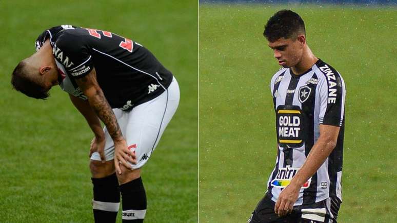 Vasco e Botafogo vão disputar uma Série B acirrada em 2021. (Renato Gizzi/Photo Premium; Nayra Halm/Fotoarena)