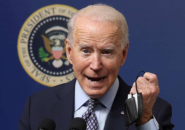 Presidente dos EUA, Joe Biden 
 25/2/2021   REUTERS/Jonathan Ernst