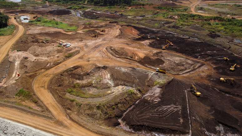 Vista da área da barragem de Brumadinho
REUTERS/Leonardo Benassatto 