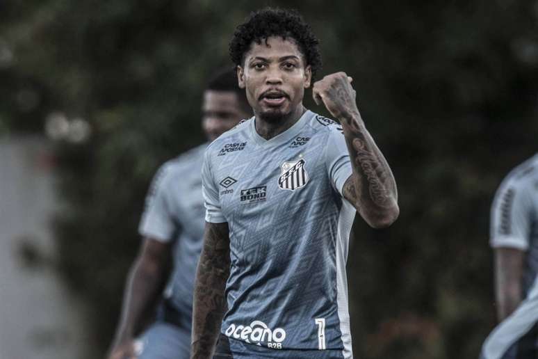 Marinho está afastado dos treinos do Santos por ter testado positivo para Covid (Ivan Storti/Santos)