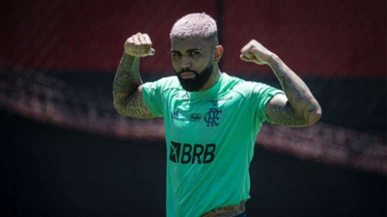 Gabigol fechou o Brasileiro com 14 gols (Foto: Alexandre Vidal / CRF)