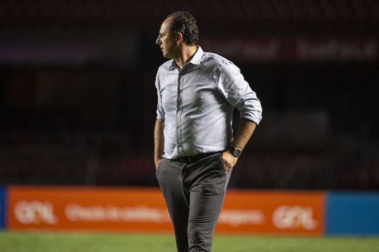 Ceni durante partida no Morumbi (Foto: Alexandre Vidal/Flamengo)