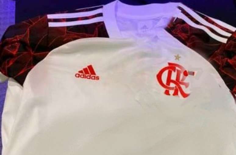 Detalhe da nova camisa 2 do Flamengo (Foto: Reprodução)