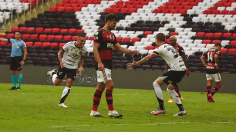 Flamengo sofreu momentos de turbulência (Foto: Divulgação/Ceará)