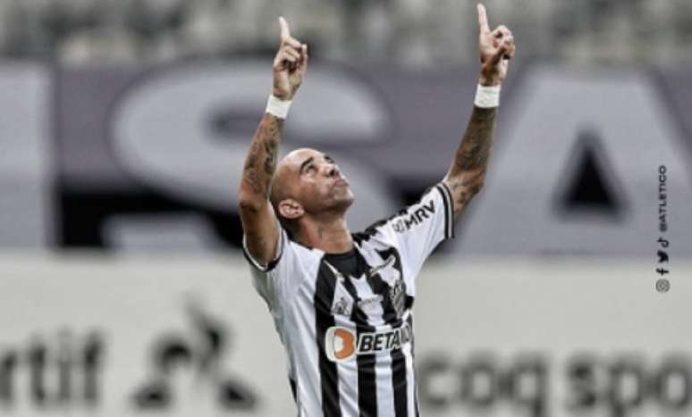 Tardelli deixou sua marca na partida diante do time de Patos de Minas e espera ficar pelo menos até o fim do Mineiro-(Pedro Souza/Atlético-MG)