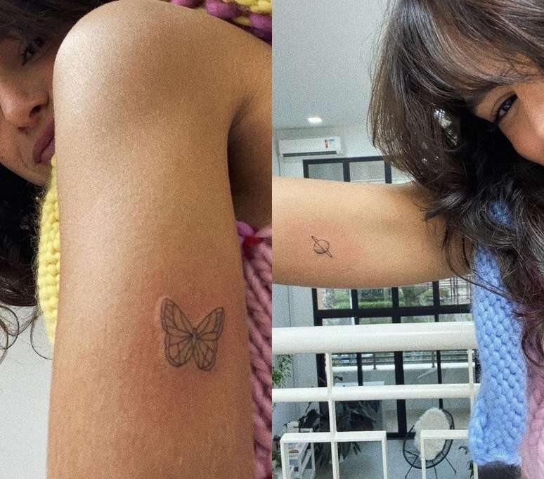 Paolla Oliveira posta foto, mostra tatuagem escondida e fãs