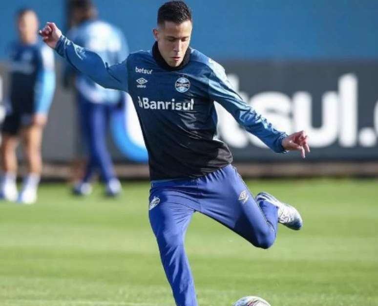 Matheus Frizzo pertence ao Grêmio (Foto: Lucas Uebel/Grêmio)