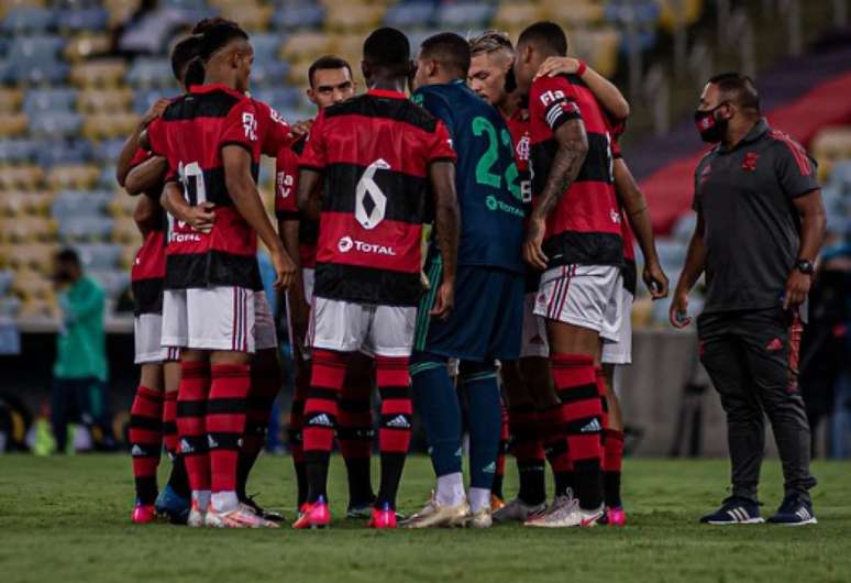Flamengo venceu o Nova Iguaçu por 1 a 0, na estreia do Carioca (Foto: Paula Reis / Flamengo)