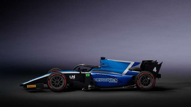 Drugovich conta com carro totalmente azul 