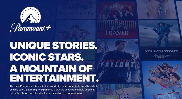 Paramount+ começa a operar no Brasil com mais de 5 mil horas de conteúdo