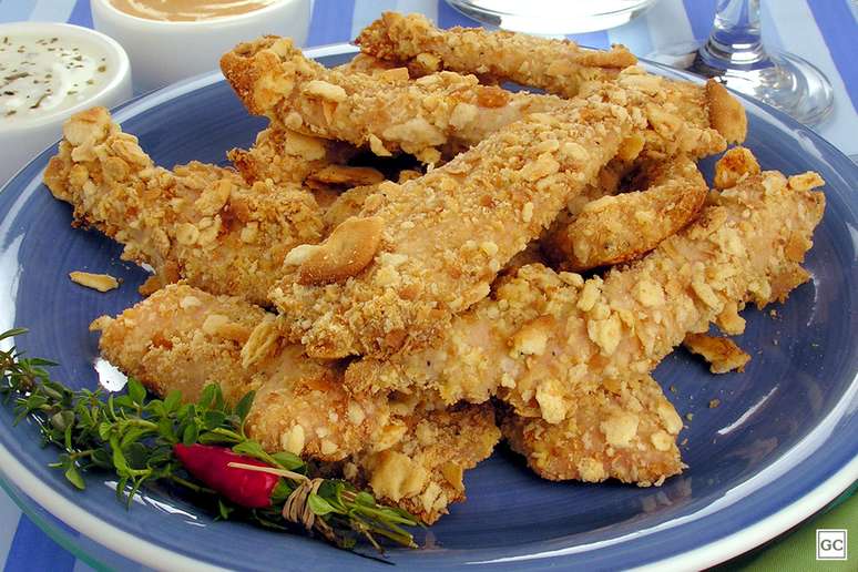 Receitas de bife e frango em tiras