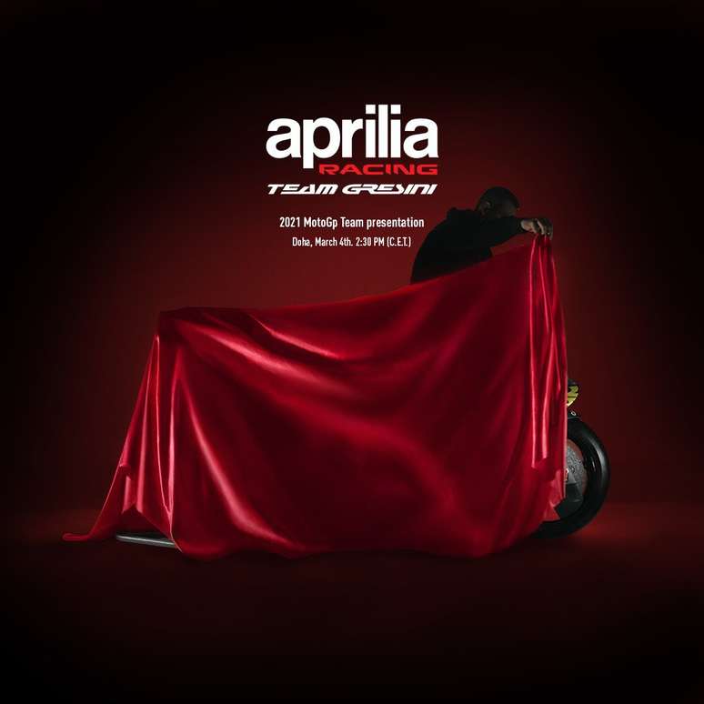 Aprilia anunciou em cima da hora a data de apresentação da RS-GP 