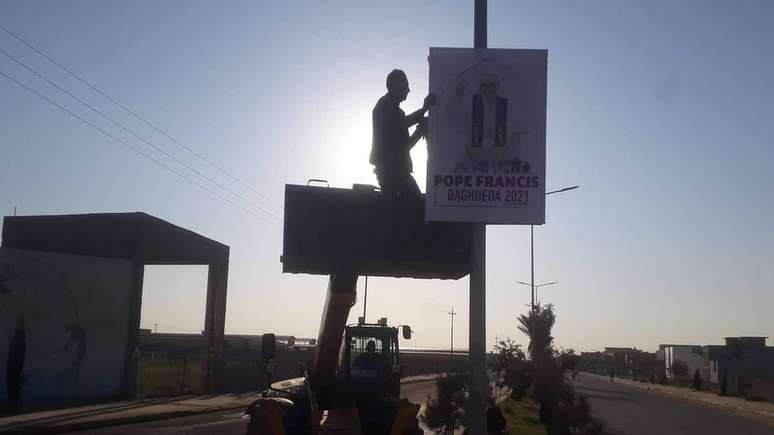 Cristãos de Qaraqosh preparam a cidade para receber o papa