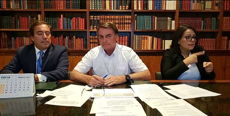 Bolsonaro voltou a dizer, em transmissão nas redes sociais, que não houve interferência na estatal.