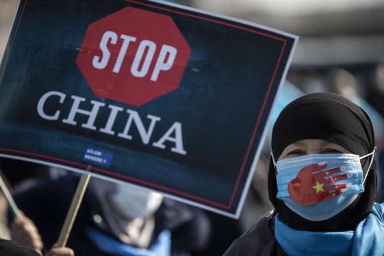 Protestos ao redor do mundo criticam políticas da China contra minoria muçulmana uigur