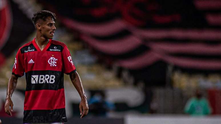 Gabriel Barros é atacante da equipe sub-20 do Flamengo (Foto: Paula Reis / Flamengo)