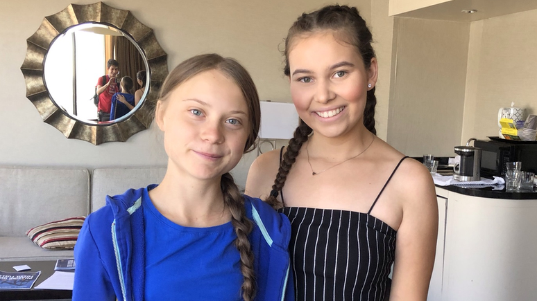 Nalleli Cobo e Greta Thunberg se uniram em campanhas de ativismo ambiental