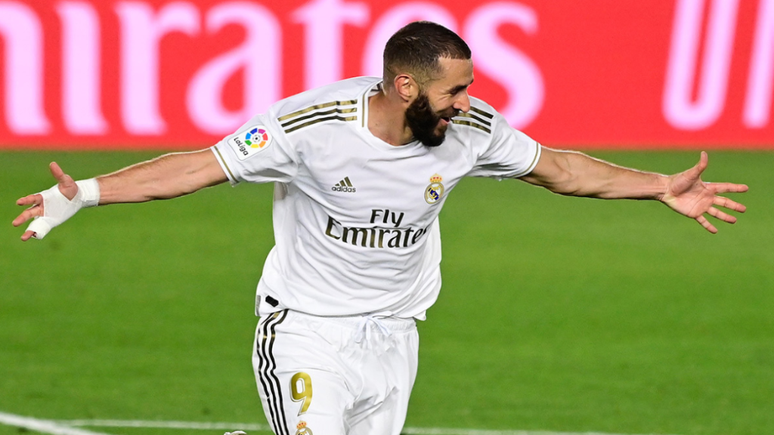 Benzema é o artilheiro do Real Madrid na temporada com 17 gols (Foto: Divulgação/Real Madrid)