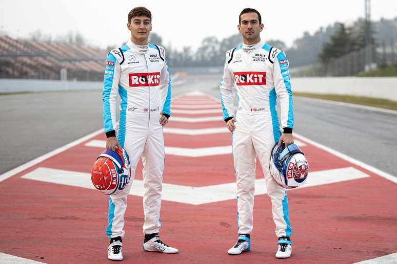 Dupla de pilotos da Williams será formada mais uma vez por George Russell e Nicholas Latifi. 