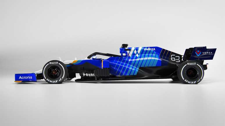 O novo carro da Williams vem com poucos patrocinadores, a maioria deles oriundos de Nicholas Latifi 
