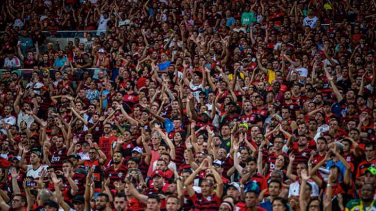 Torcida do Flamengo mostrou a força nas redes sociais (Foto: Paula Reis/Flamengo)