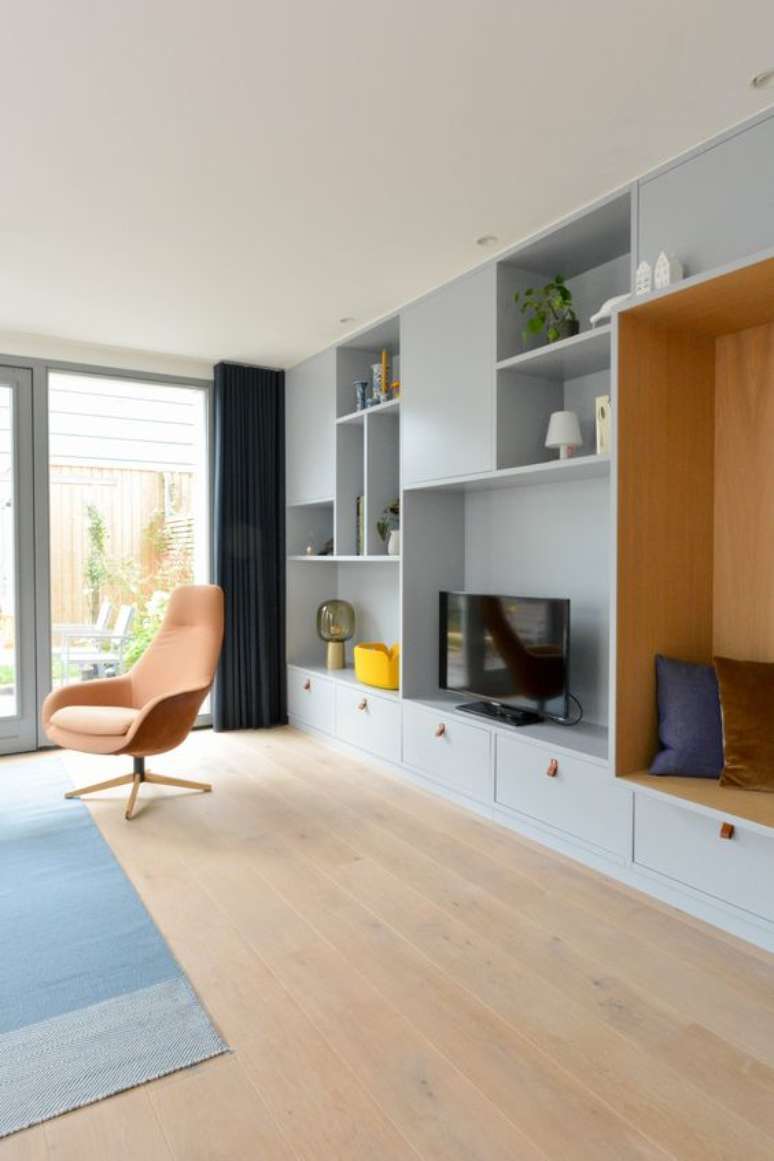 54. Móveis planejados para sala de estar – Foto Studio Binnen