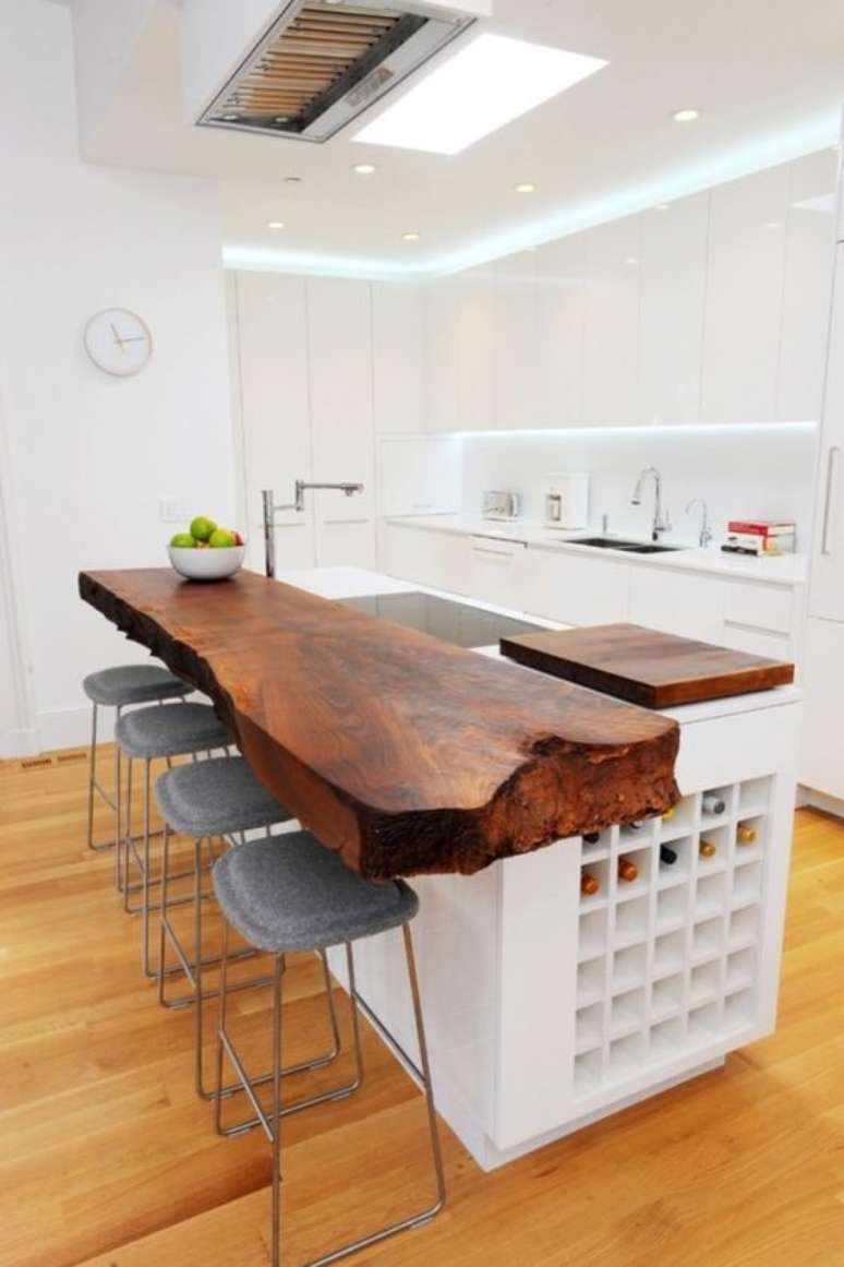 38. Cozinha com móveis planejados de madeira – Foto 44 Arquitetura