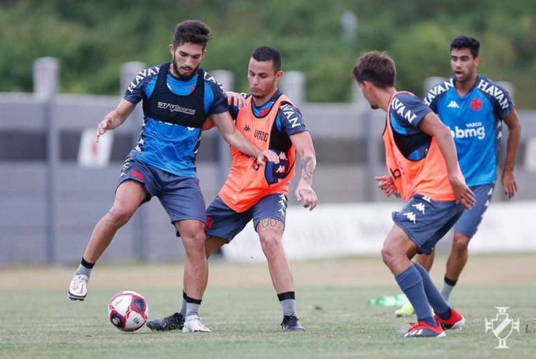 Elenco do Vasco se reapresentou e treinou pela primeira vez sob o comando de Marcelo Cabo (Rafael Ribeiro/Vasco)