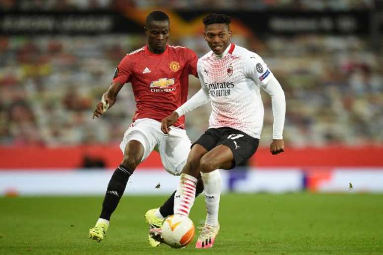 Duelo entre Manchester United e Milan terminou empatado no Old Trafford (OLI SCARFF / AFP)