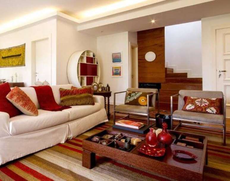 36. Capa de sofá para sala de estar – Foto Revista VD