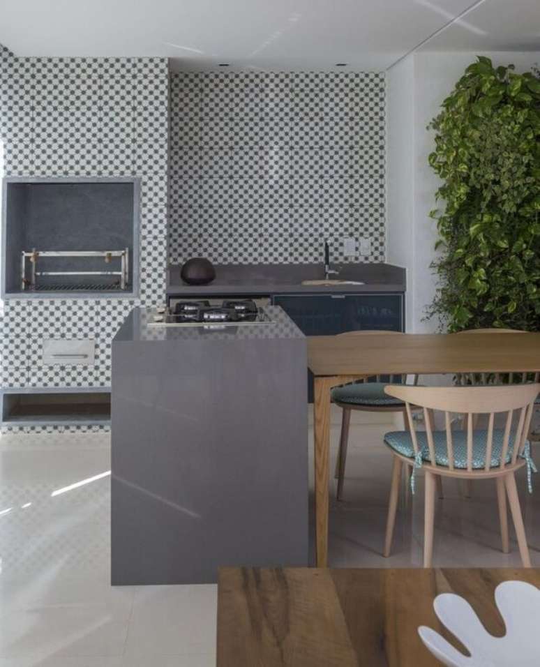 20. Cerâmica para cozinha com padrões geométricos – Foto In House