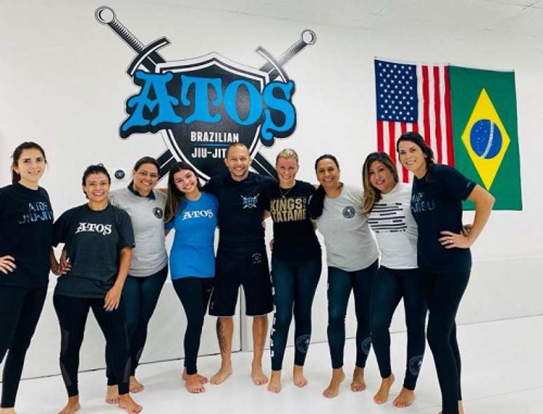 Faixa-preta Marcio Keske ministra aulas de Jiu-Jitsu para mulheres nos EUA (Foto: Divulgação)