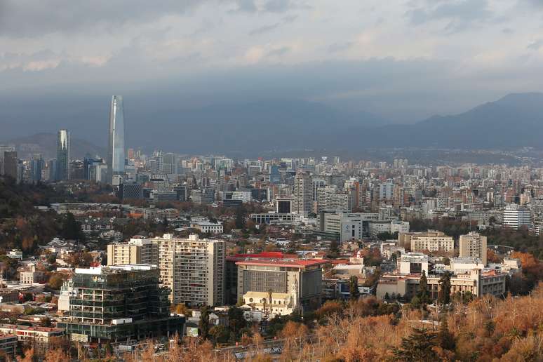 Vista panor&acirc;mica de Santiago. REUTERS/Rodrigo Garrido