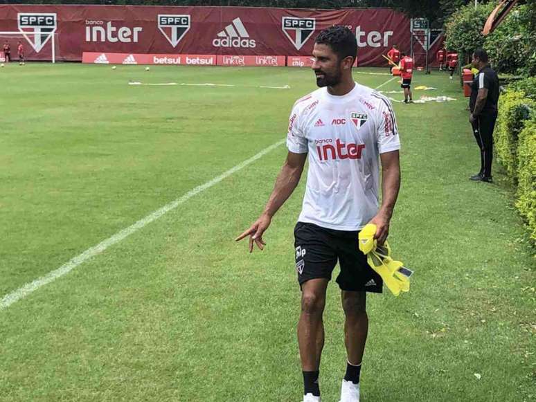 Santiago Tréllez está no São Paulo desde 2018 (Foto: Fellipe Lucena)
