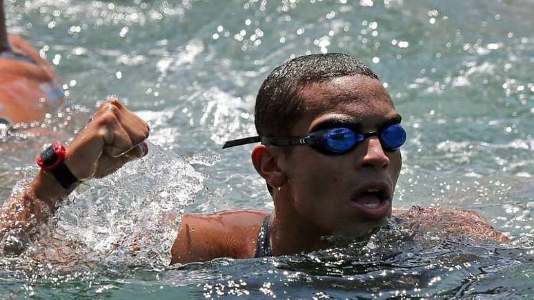 Allan do Carmo em ação durante Copa do Mundo na China