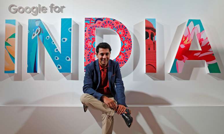 Caesar Sengupta, do Google, ap&oacute;s entrevista com a Reuters em Nova D&eacute;lhi
 28/8/2018 REUTERS/Adnan Abidi