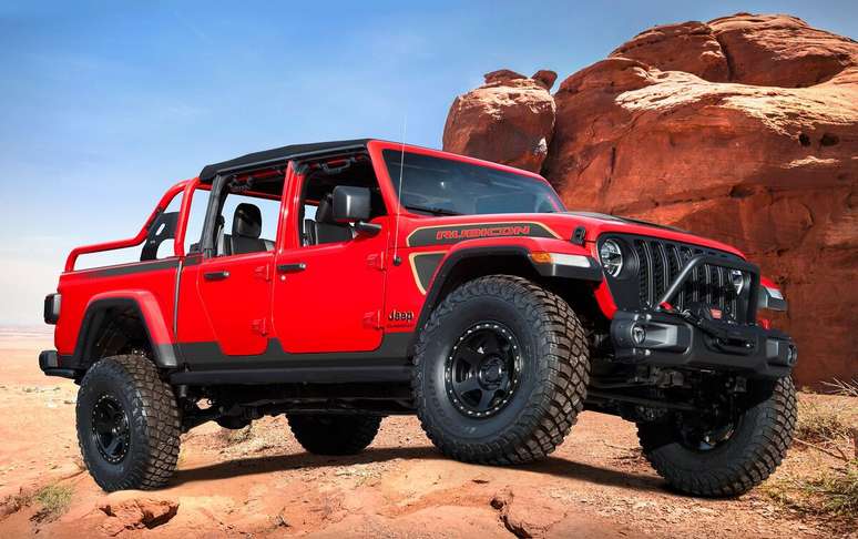 Jeep Red Bare.