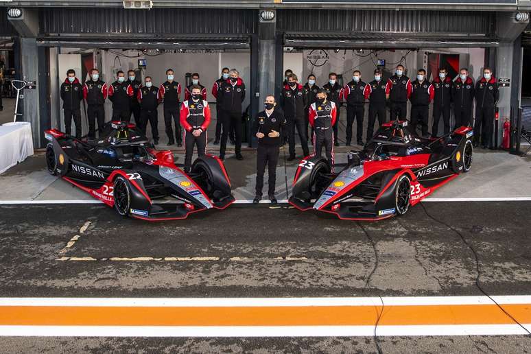 Equipe Nissan e.Dams é representada pelos pilotos Oliver Rowland e Sébastien Buemi. 