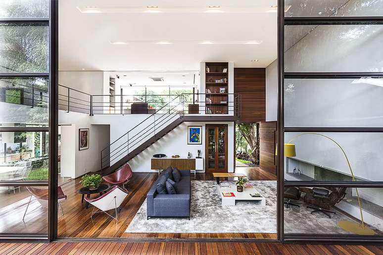 58. Porta de correr para sala grande e moderna &ndash; Foto pinterest