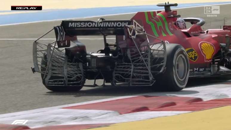 A Ferrari testou diversos elementos aerodinâmicos ao longo dos 3 dias de testes no Bahrein 