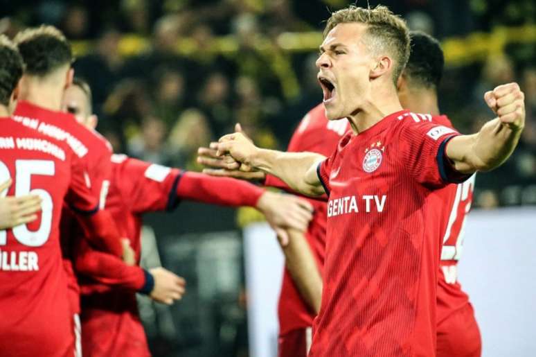 Kimmich comemora gol do Bayern de Munique (Foto: Reprodução)