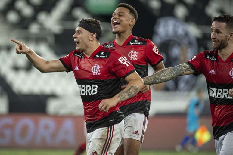 Com gols de Rodrigo Muniz e Hugo Moura, Flamengo bateu Botafogo na quarta-feira (Foto: Alexandre Vidal/Flamengo)