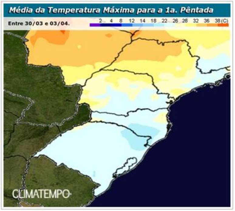 Semana com temperatura amena no Sul