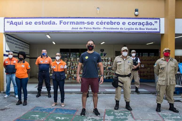 Rogério Minotouro exaltou ação liderada pela LBV (Foto: Marcos/FlashSport)