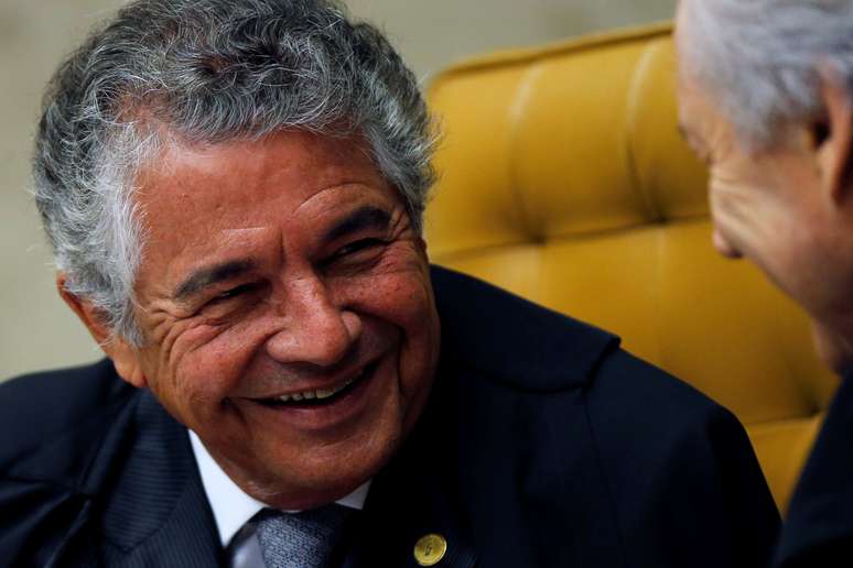 Ministro Marco Aurélio Mello durante sessão do STF em Brasília
17/10/2019 REUTERS/Adriano Machado