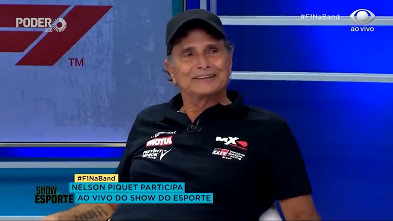 Nelson Piquet causou saia justa ao vivo 