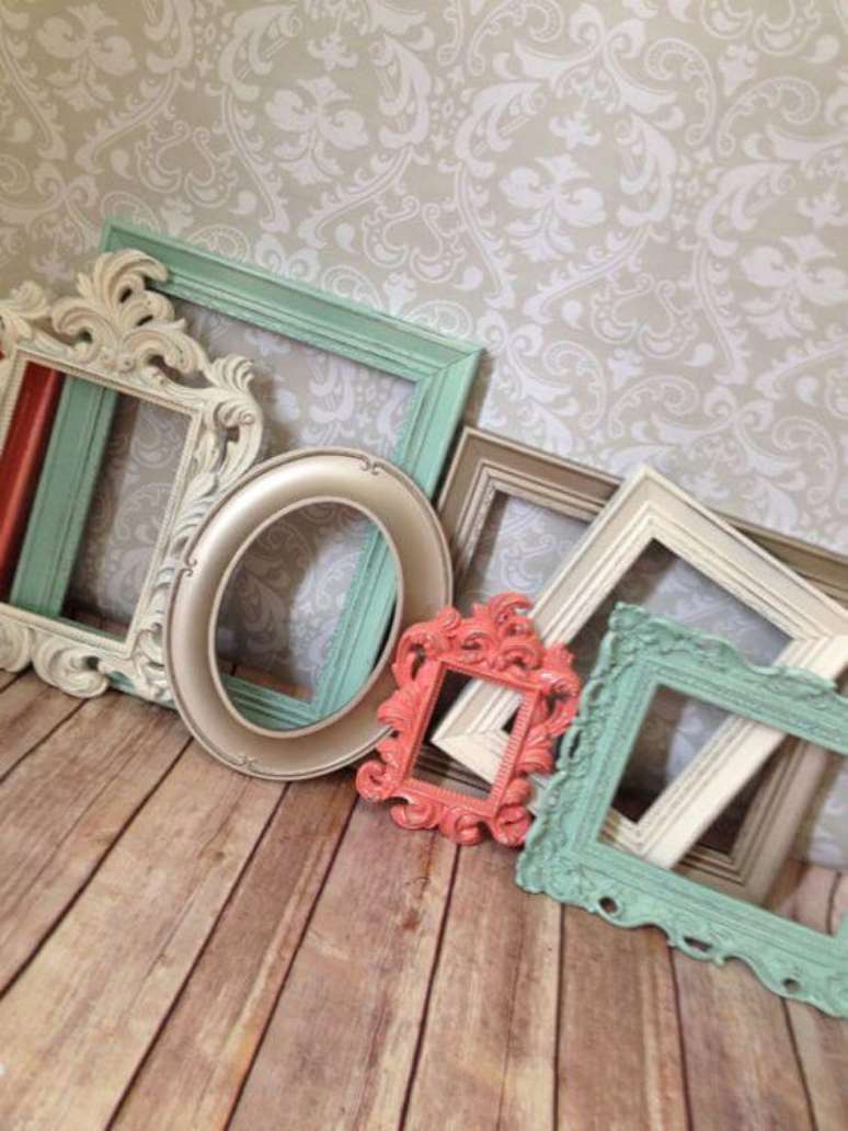 47. Molduras coloridas para porta retrato &ndash; Foto Wanelo