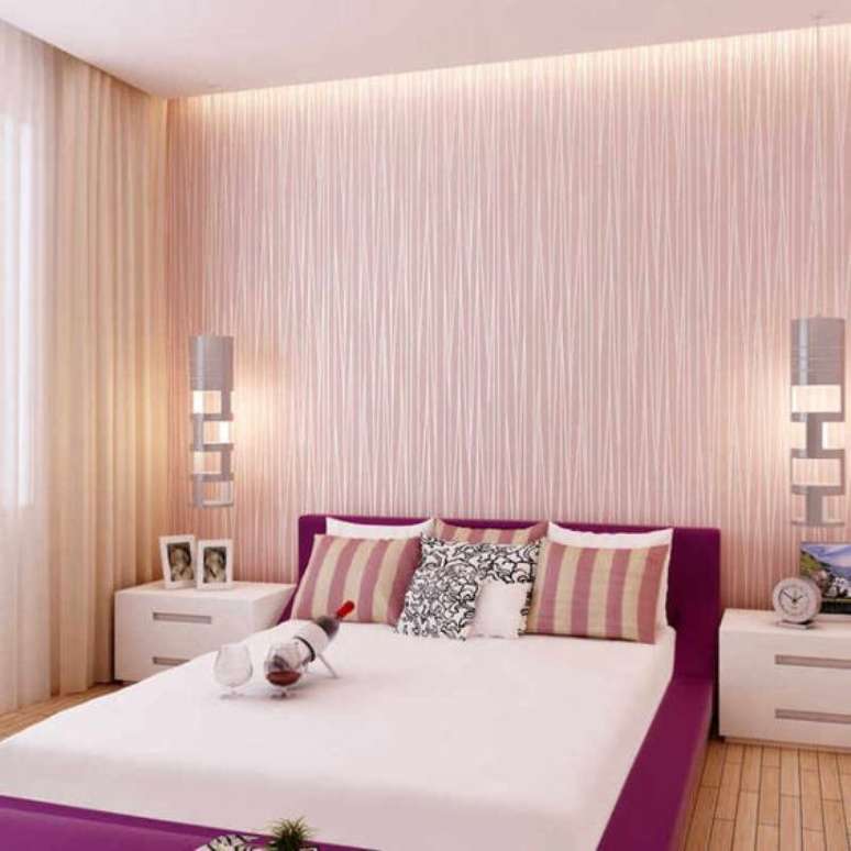 15. Papel de parede rosa textura – Foto Arkpad
